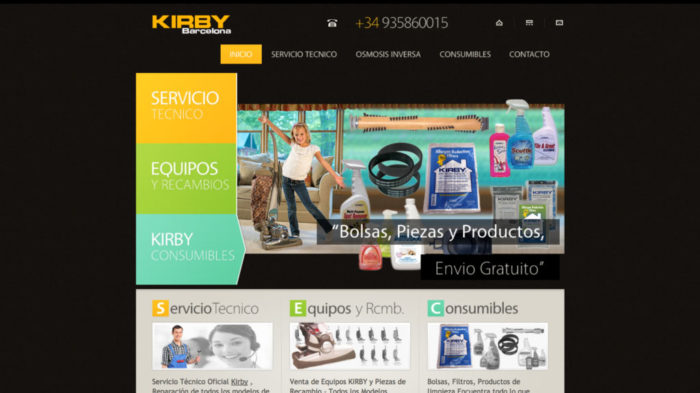 creation site web kirby