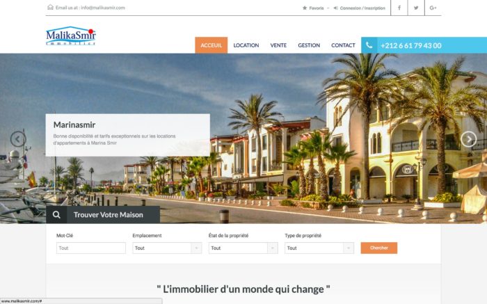 creation de site web maroc