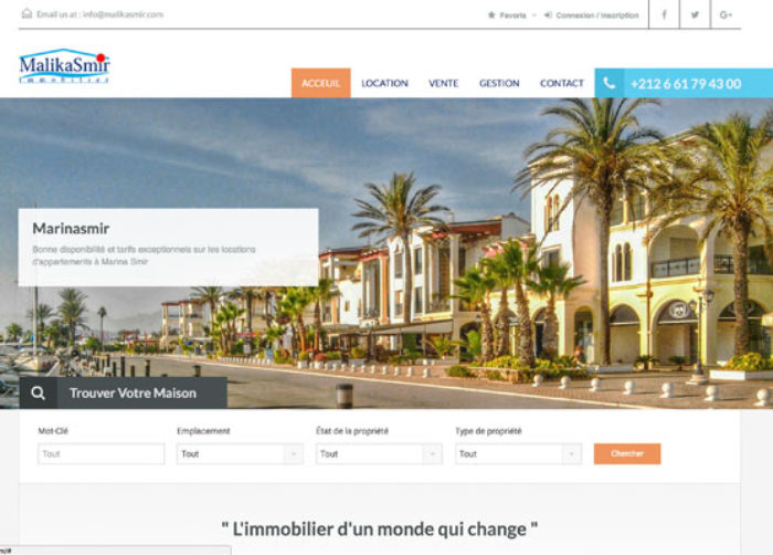 creation de site web maroc