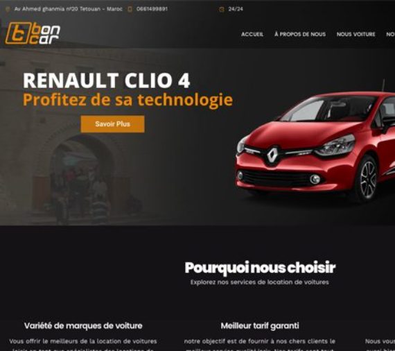 Creation site web Boncar
